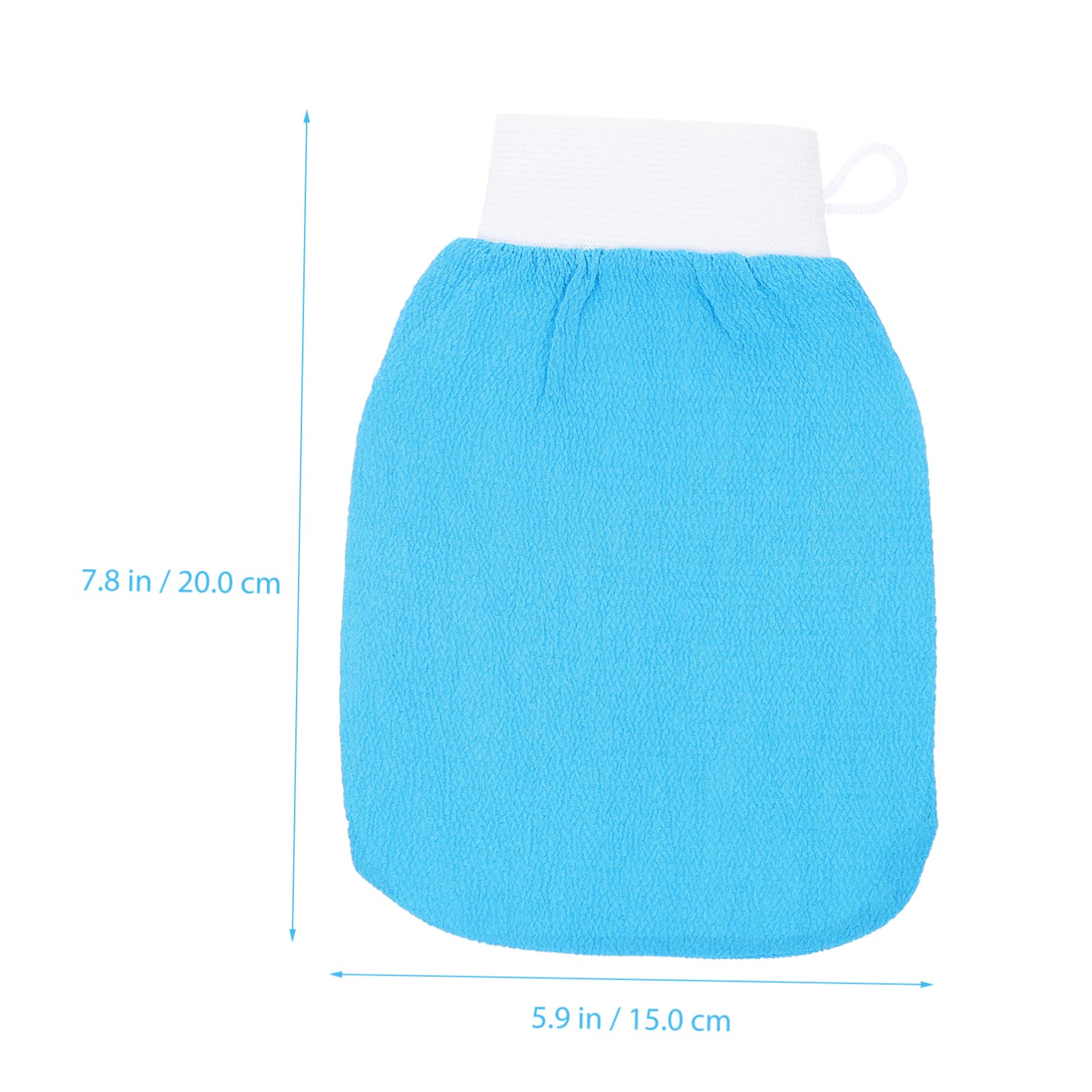 minkissy 10piezas Guantes Exfoliantes De Para Cuerpo Mitones De Baño De Limpieza De Piel Exfoliación y Masaje Color Aleatorio Para Baños Relajantes