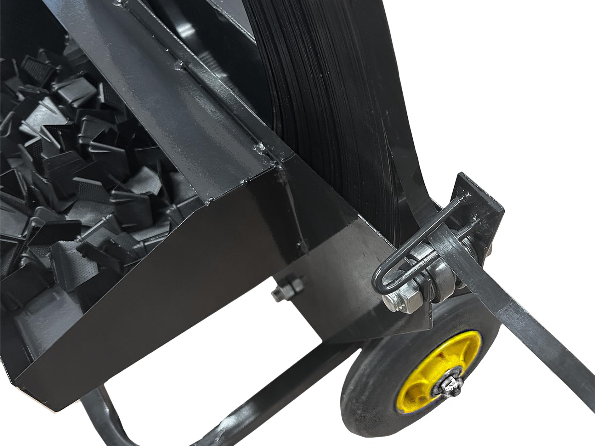 Abrollwagen aus Metall für Stahlband/Scheibenwicklung 12 mm - bis 32 mm/Abroller