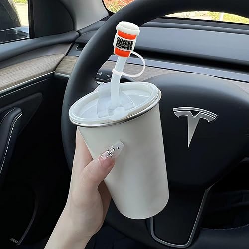 Miniatura 35 de 6 fundas de silicona para pajilla, tapas de pajita, cubiertas reutilizables para popotes, cubierta de popote de silicona, tapas para popote de Funda