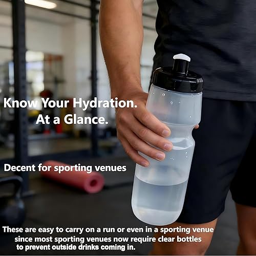 Miniatura 5 de Botella de agua deportiva para apretar, botella de agua de ciclismo de 24 onzas, sin BPA, a prueba de fugas, adecuada para ciclismo, gimnasio,