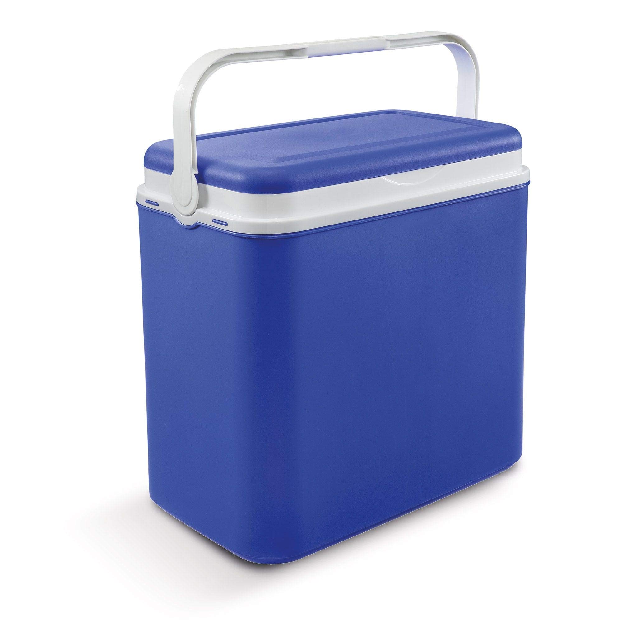 Passive Kühlbox aus Kunststoff mit Polystyrol-Isolierung (24 L, Blau)