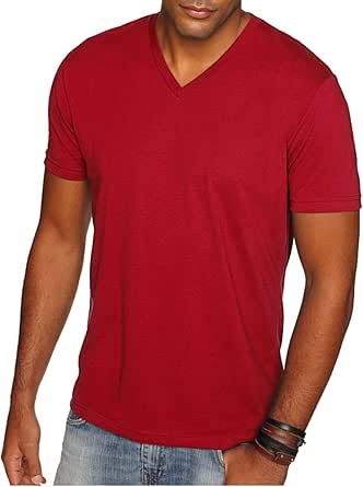 Next Level Apparel 6440 Mens Premium Fitted Sueded V-Neck Tee -2 Pack ...