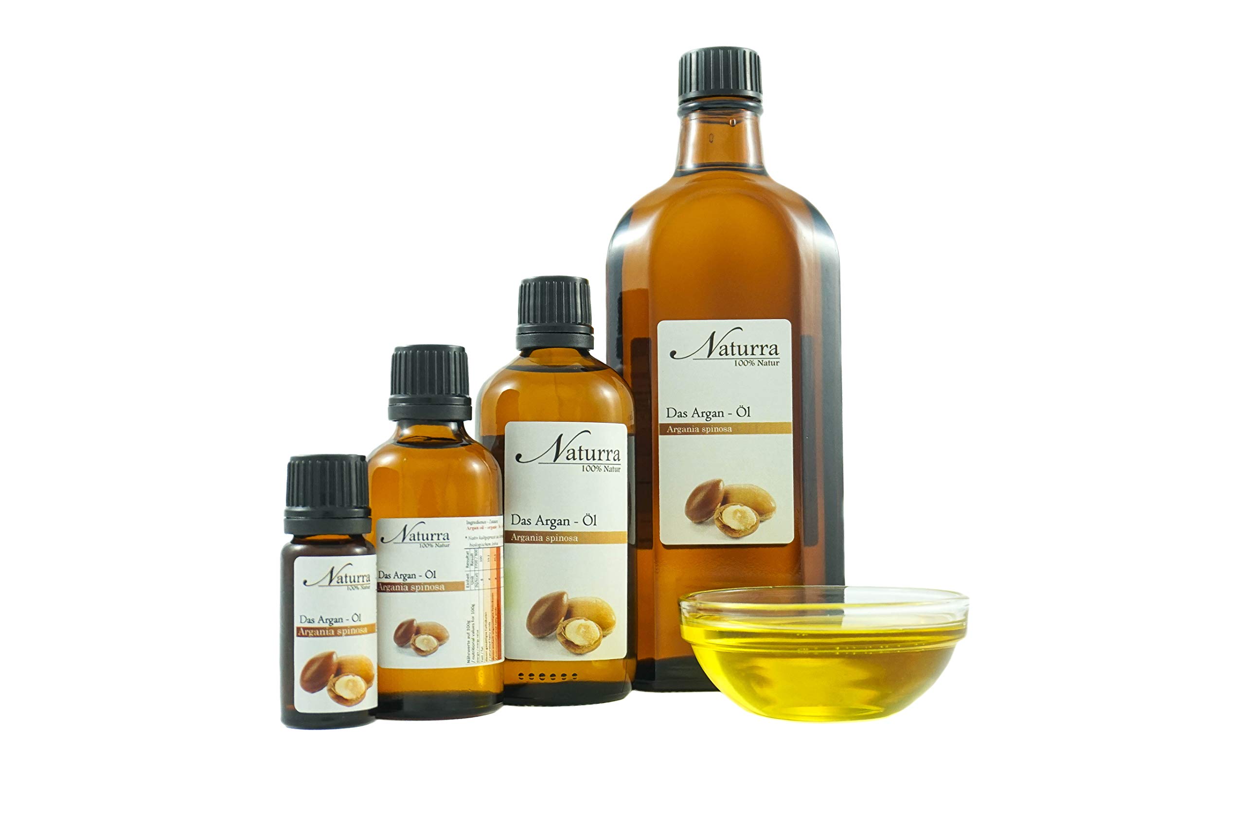 Naturra Arganöl Bio kaltgepresst 250ml Glas unraffiniert vegan Körperöl Marokko