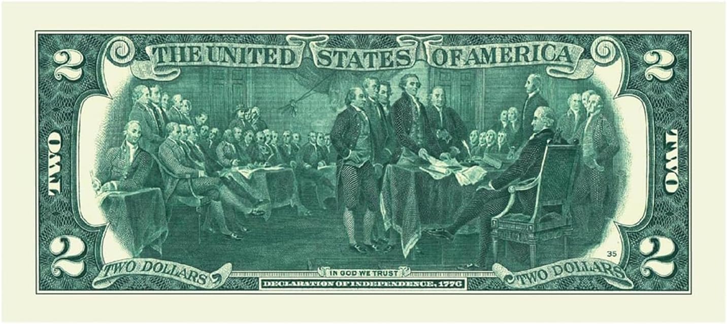 Trump 2 Dollar Bill Donald Trump Never Surrender Colorized Mugshot 2024 Trump Coin Uncirculated Commemorative Coin Trump Merchandise - Image 4