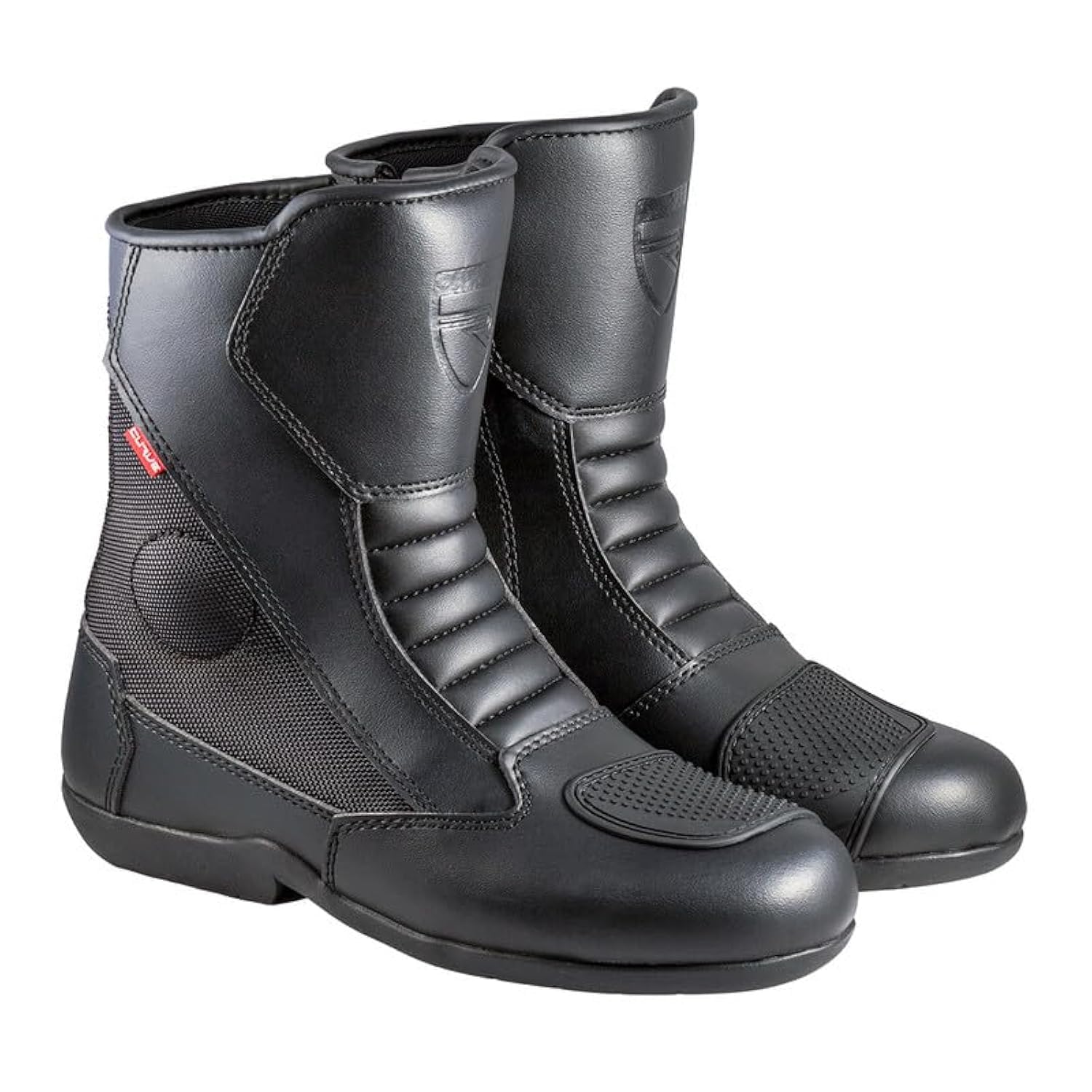 CURVE Botas moto Magnes WP Negras, Impermebles, Protección tobillo y talón, Cremallera, Suela antideslizante, Adultos, Hombre y mujer, CE (43)