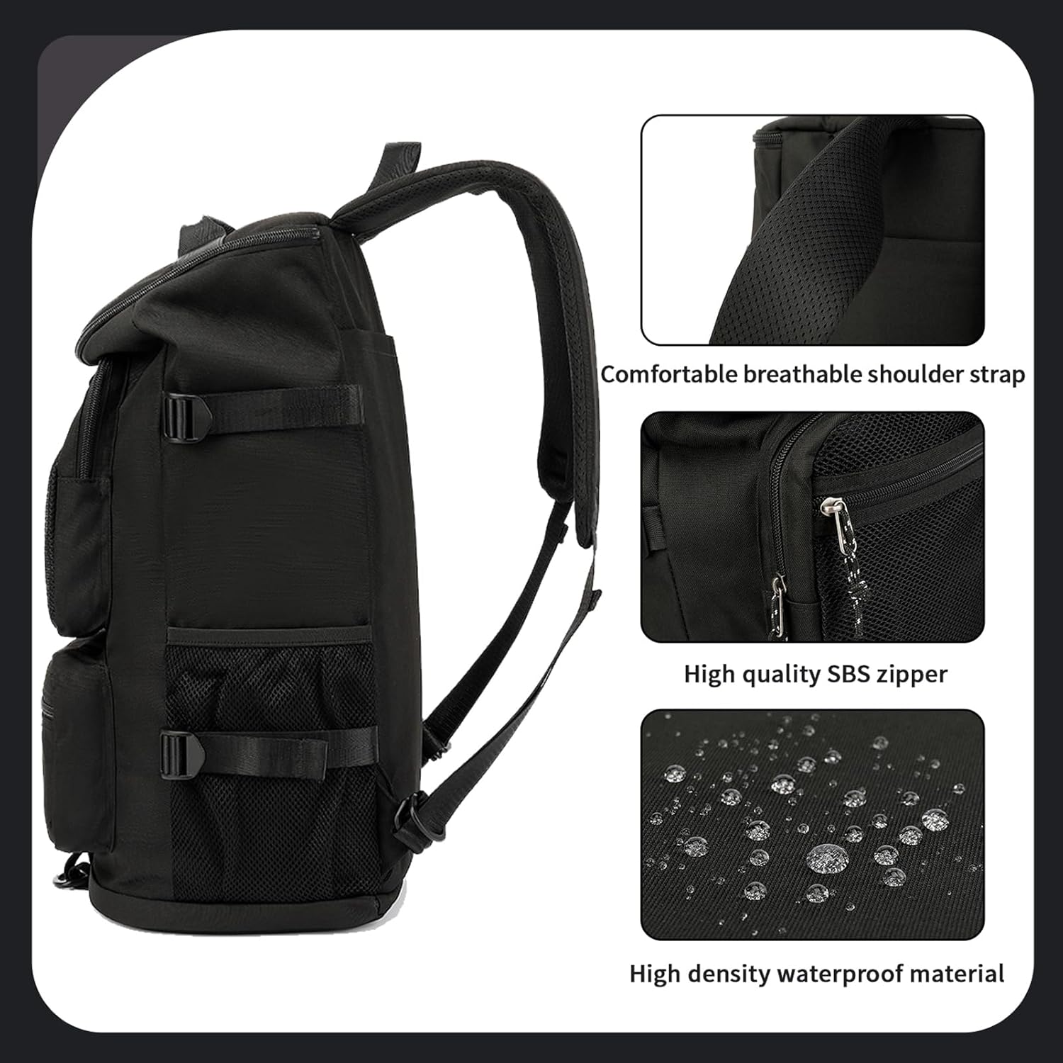 gym duffel bag backpack wrestling bag with shoe compartment 4 kinds of back method waterproof sports walking laptop - Image 9