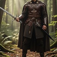 Vista 7 de SZCO Espada medieval Earl of Huntington de 33 pulgadas, réplica de espada histórica de caballero con hoja de espejo de espada de acero inoxidable