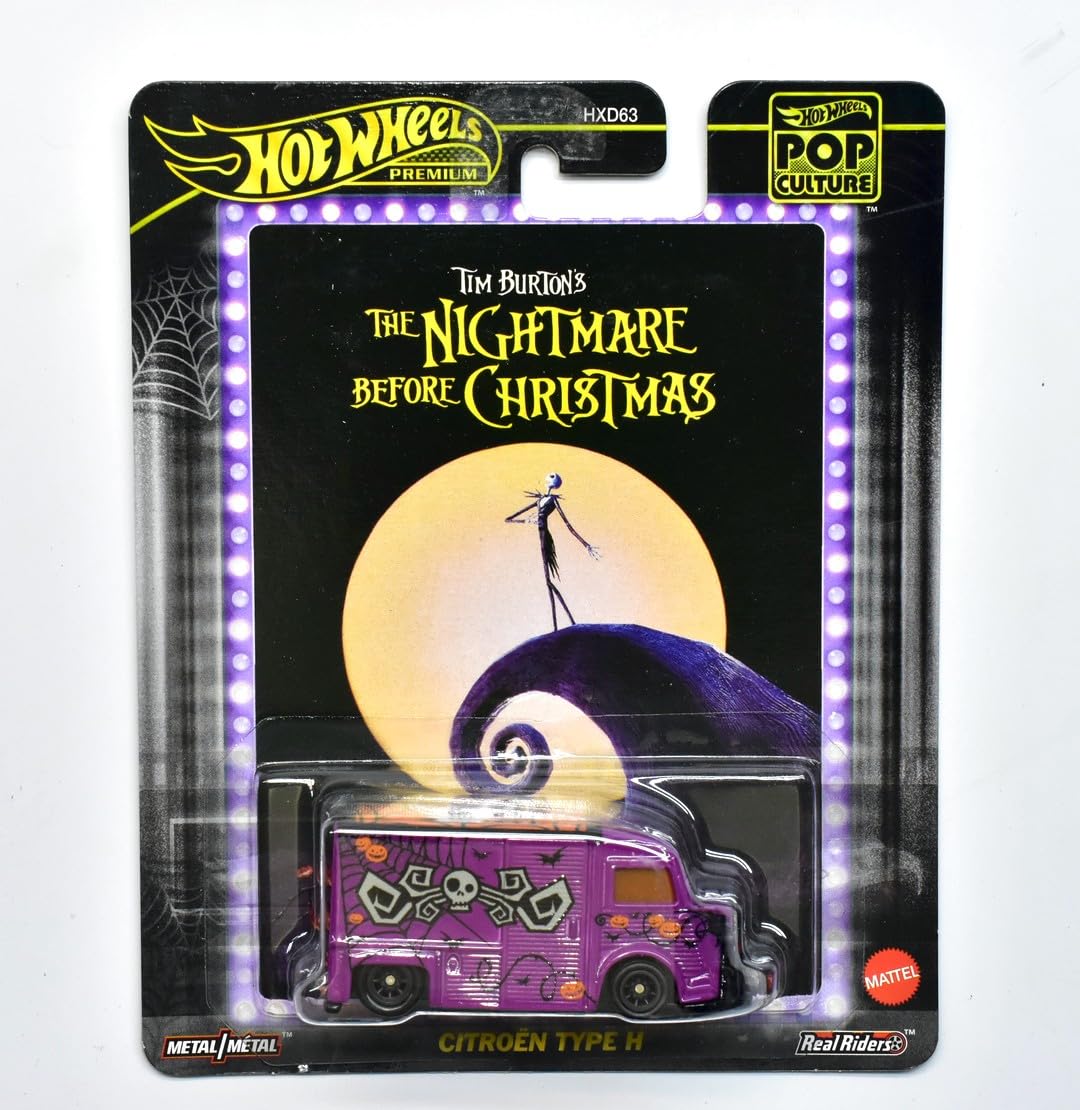 ホットウィール　ナイトメア　CITROEN Hot Wheels - Citroen Type H - The Nightmare Before Christmas - Pop