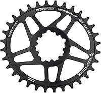 Vista 1 de Wolf Tooth Platos elípticos ovalados para bicicleta de montaña de montaje directo para bielas SRAM (30 dientes, Drop-Stop ST, PowerTrac, Boost, MTB)