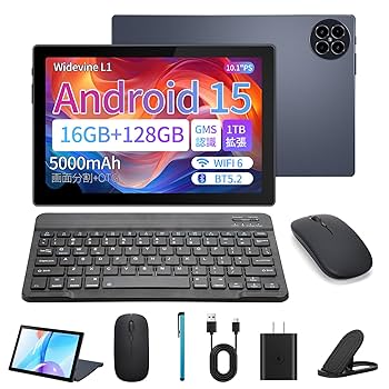 Amazon.co.jp: 【2025新登場 Android15 タブレット 10インチ