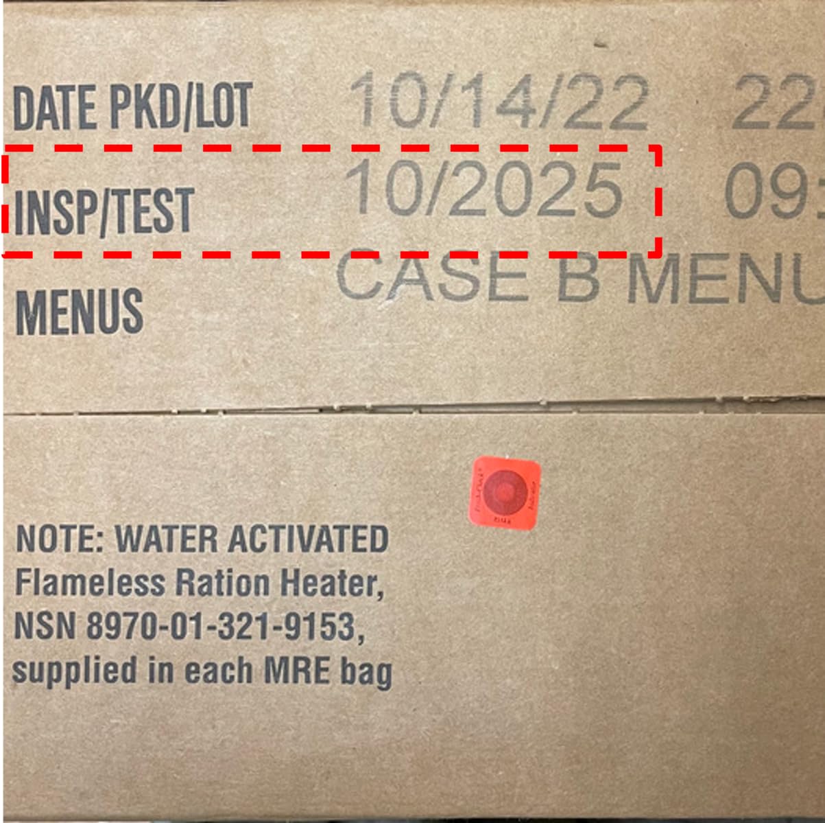 アメリカ軍 戦闘糧食 MRE レーション 24,25,26年検品 (戦闘食) M…