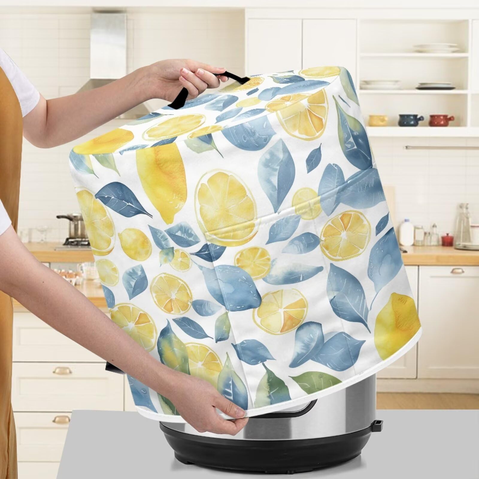 Leaves Lemon Kitchen Appliance Accessory Practical Dust Cover