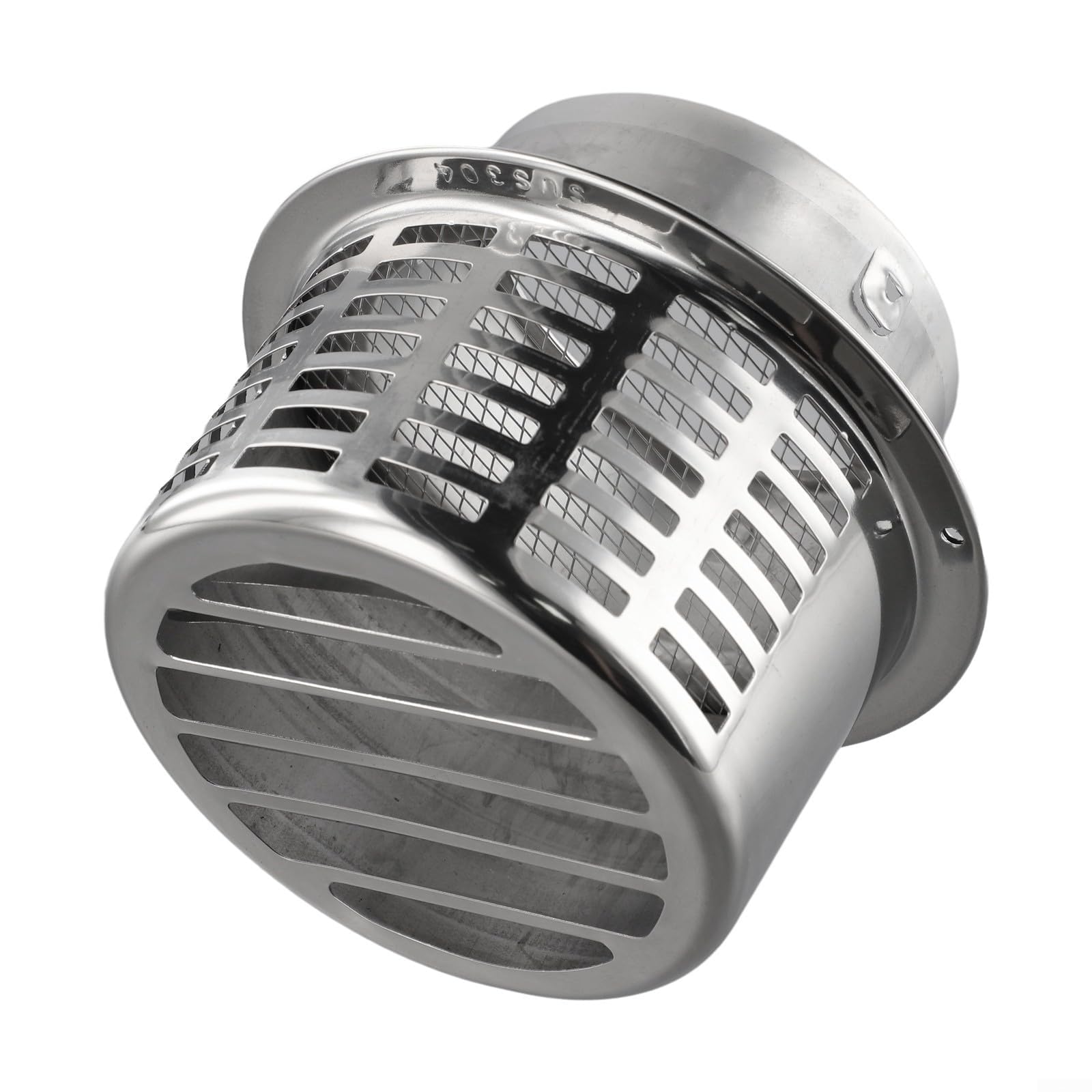 KGLHJDY Stainless Steel Chimney Cap for Water Heater Ventilation - 304 Stainless Steel Exterior Wall Air Outlet Pipe with Sn, Wea(110MM)