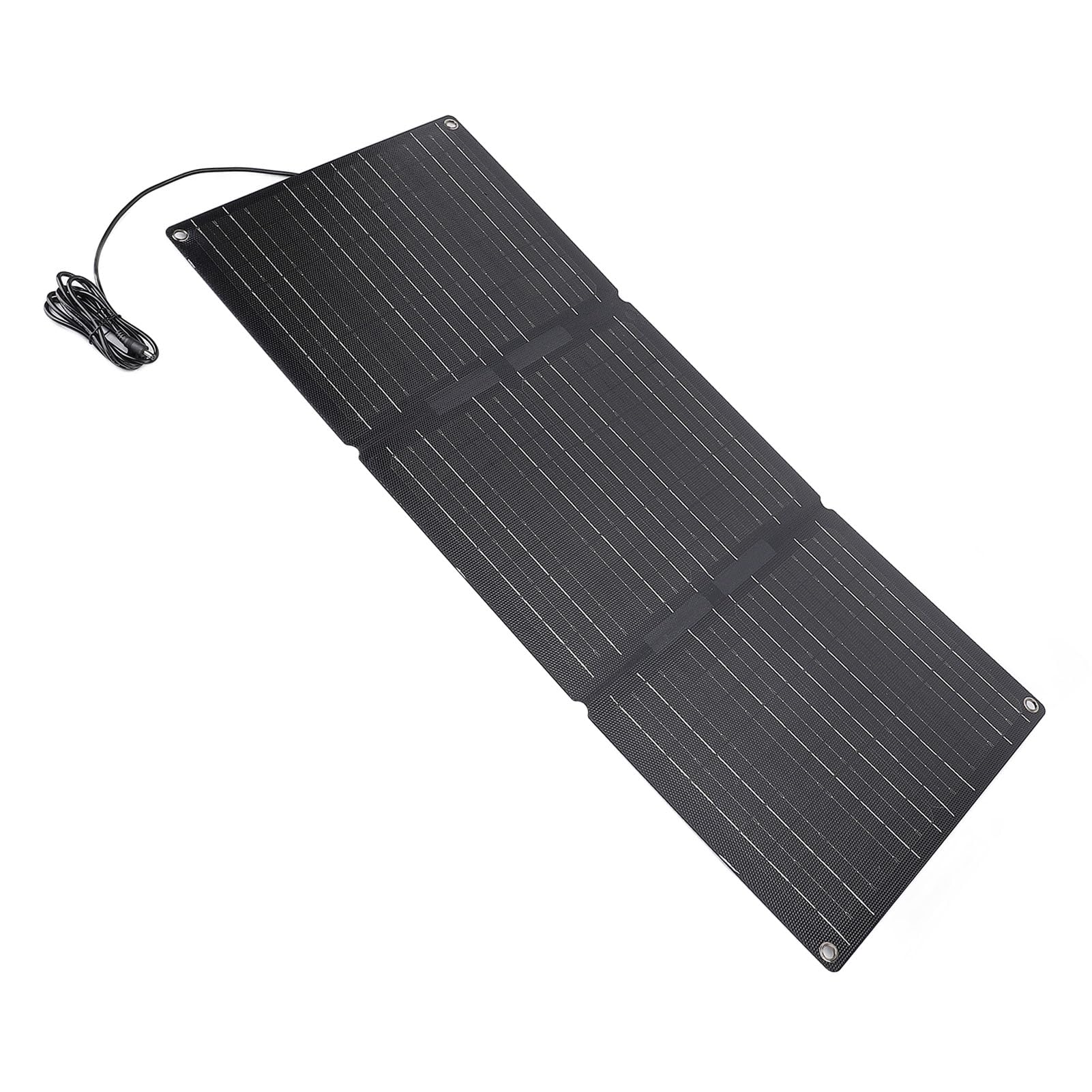 Składany Panel Słoneczny 100W, Wodoodporny Zestaw Solarny do Biwakowania,