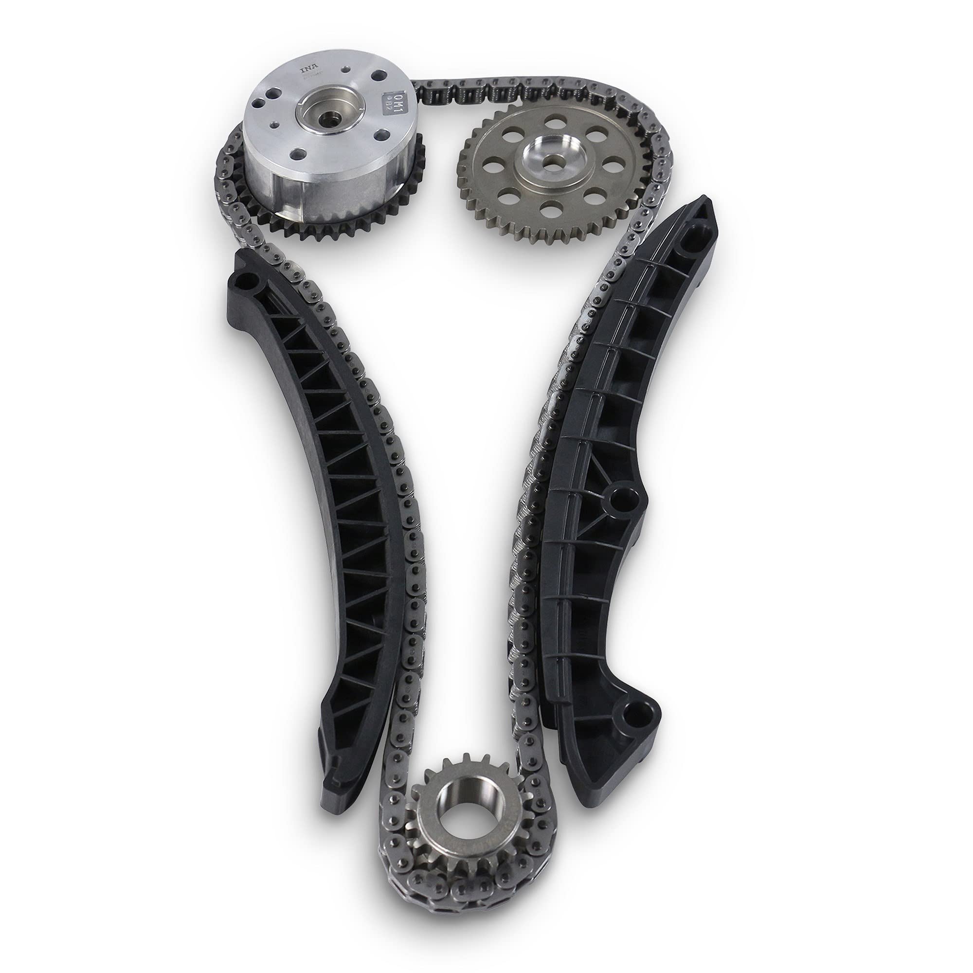 INA 559 0154 30 Steuerkettensatz Steuerkette Kette geschlossen 130 Kompatibel mit VW GOLF VI 5K1 03C105209AQ 03C105209AR 03C109088E