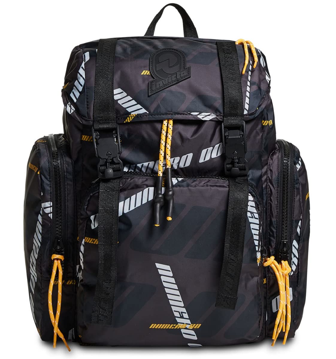 Invicta Backpack, MONVISO X Eco-friendly Knapsack, For Office, Day Trips & Commuting, For School, Sport, Free Time, with Side Pockets & 14'' Laptop Sleeve, Italian Design, multicolor