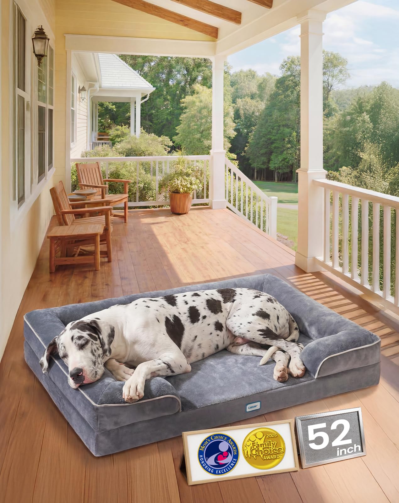 OhGeni Orthopedic Jumbo Sized Dog Bed