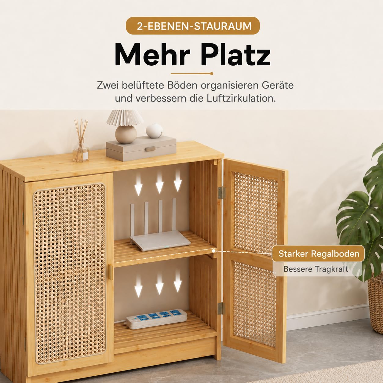 Router Schrank Router Aufbewahrungsschrank WLAN Mehrzweckschrank