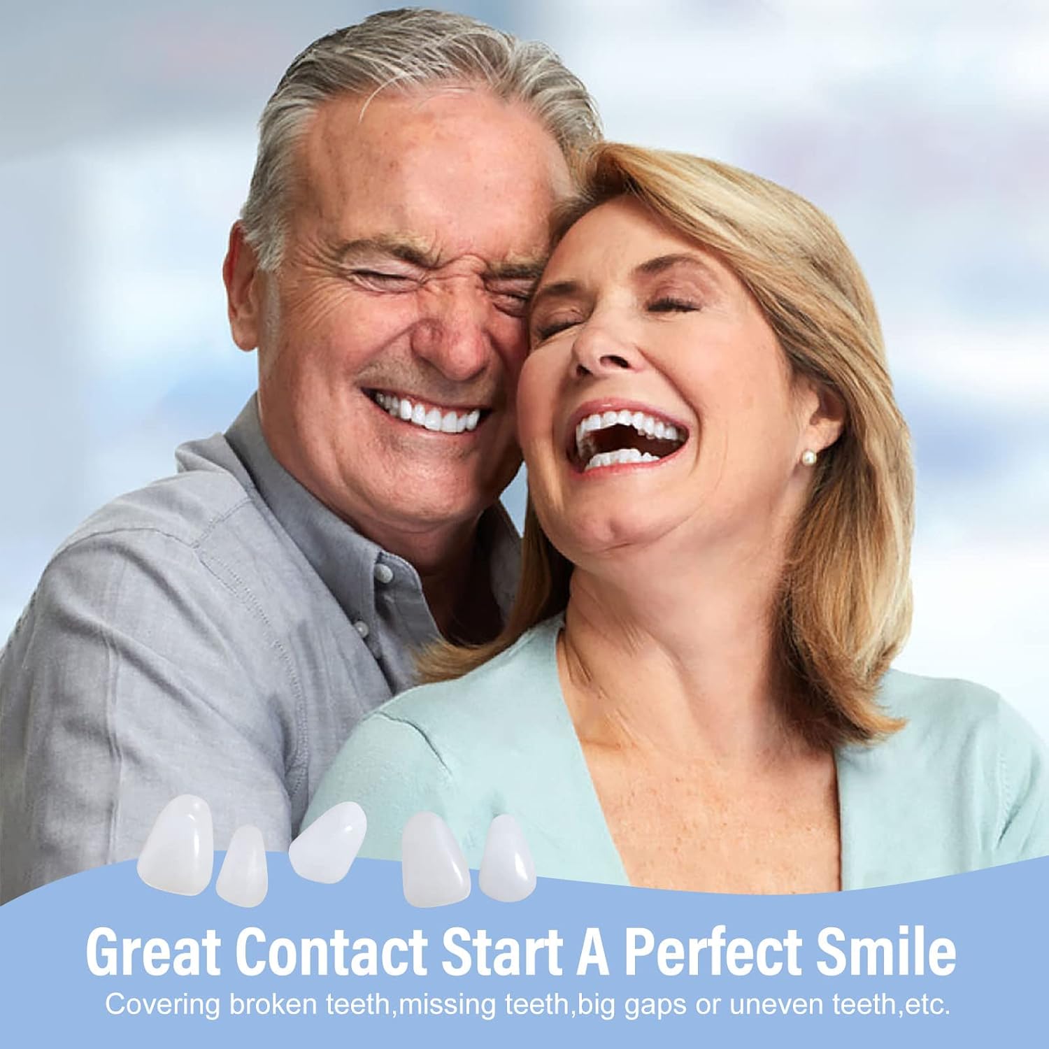 Tooth Repair Kit, Fake Teeth, Temporary Denture Teeth for Temp tooth, Fixing and Filling the Missing & Broken Tooth : Everything Else