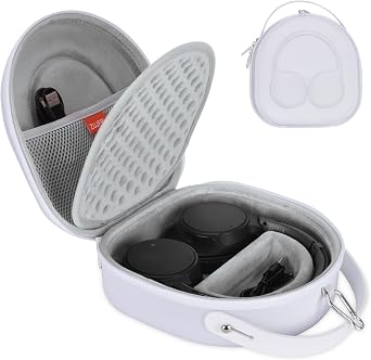 EVA Hard Case for JBL Tune 710BT, JBL Tune 720BT,JBL Tune 770NC, Sony WH-CH710N/WH-CH720N/WH-CH702N Noise Canceling Wireless Headphones,Premium Travel Protective Storage Bag - White