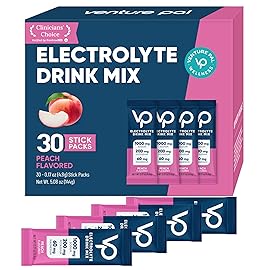 Venture Pal High Sodium Sugar-Free Electrolyte Powder Packets - Hydration Packets with Sodium, Potassium & Magnesium | Zero Calories | Vegan, Keto, and Paleo Friendly | 30 Sticks