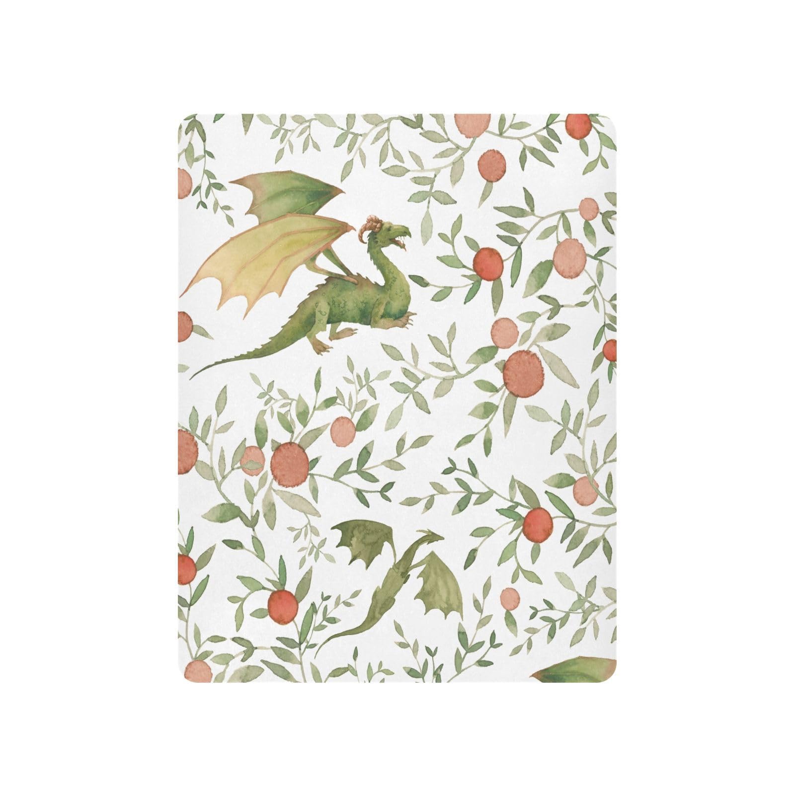 FUGIDOG Baby Dragon Crib Sheets for Boys Girls Soft Breathable Unisex Jersey Fitted Crib Sheets Baby Sheets for Standard Crib and Toddler Mattress, 27 x 39 inch