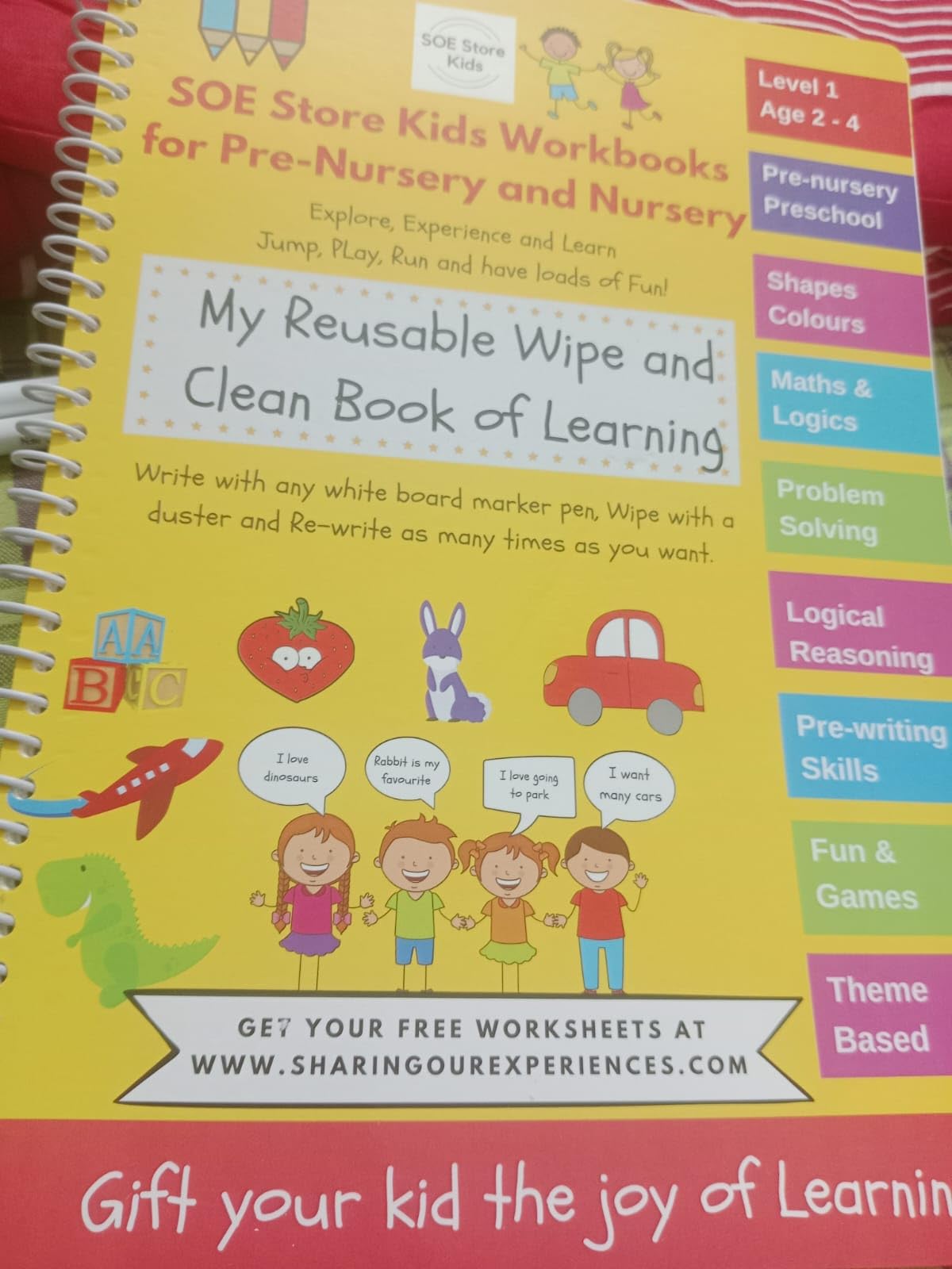 Wipe and Clean Early Learning Activity Book – A4 Size, Age 3+ Years, 50 Pages (B0D9TTYJCW) Amazon Price History, Amazon Price Tracker