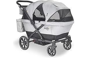Larktale Caravan Coupe Lightweight Double Stroller, for Kids & Babies - Seats...