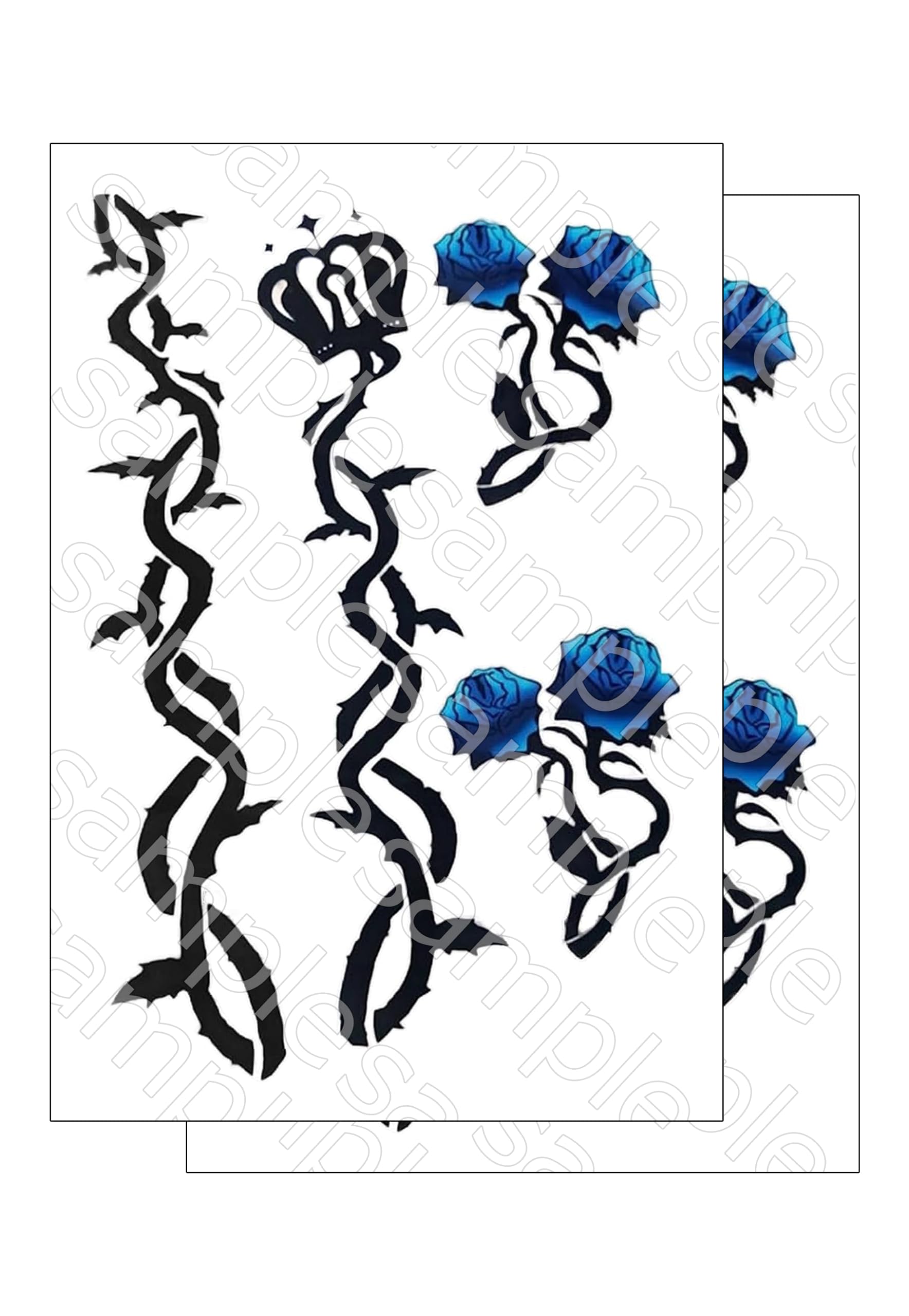 Amazon.co.jp: ミヒャエル カイザー タトゥーシール ブルーロック