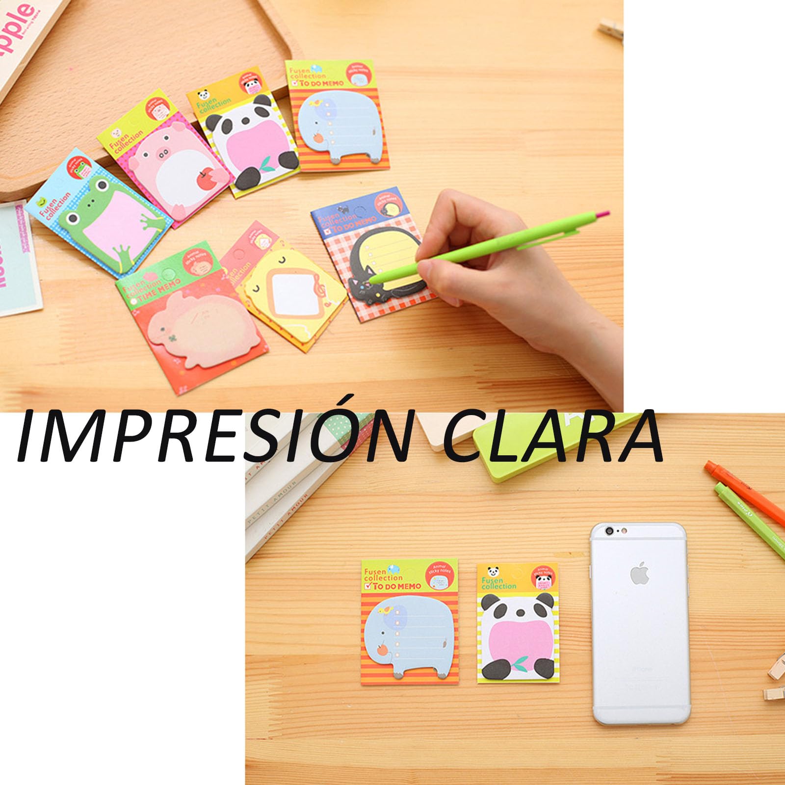 32 Pieces (640 Sheets) Animal Sticky Notes - Image 4