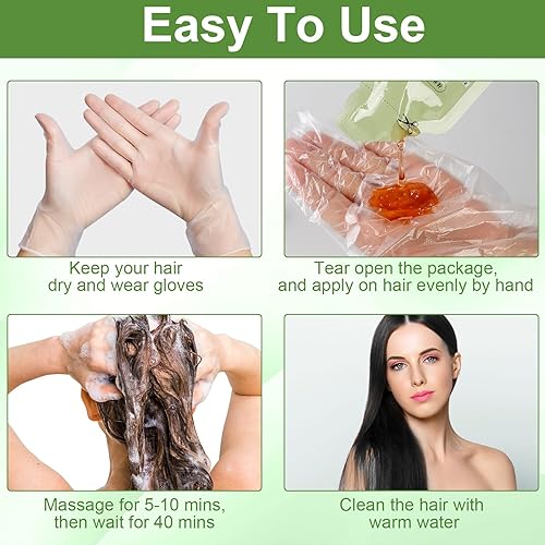 Miniatura 3 de HUANG YI - Tinte natural para el cabello, 10 paquetescaja de tinte natural para plantas, extracto de planta puro para cabello gris, tinte de