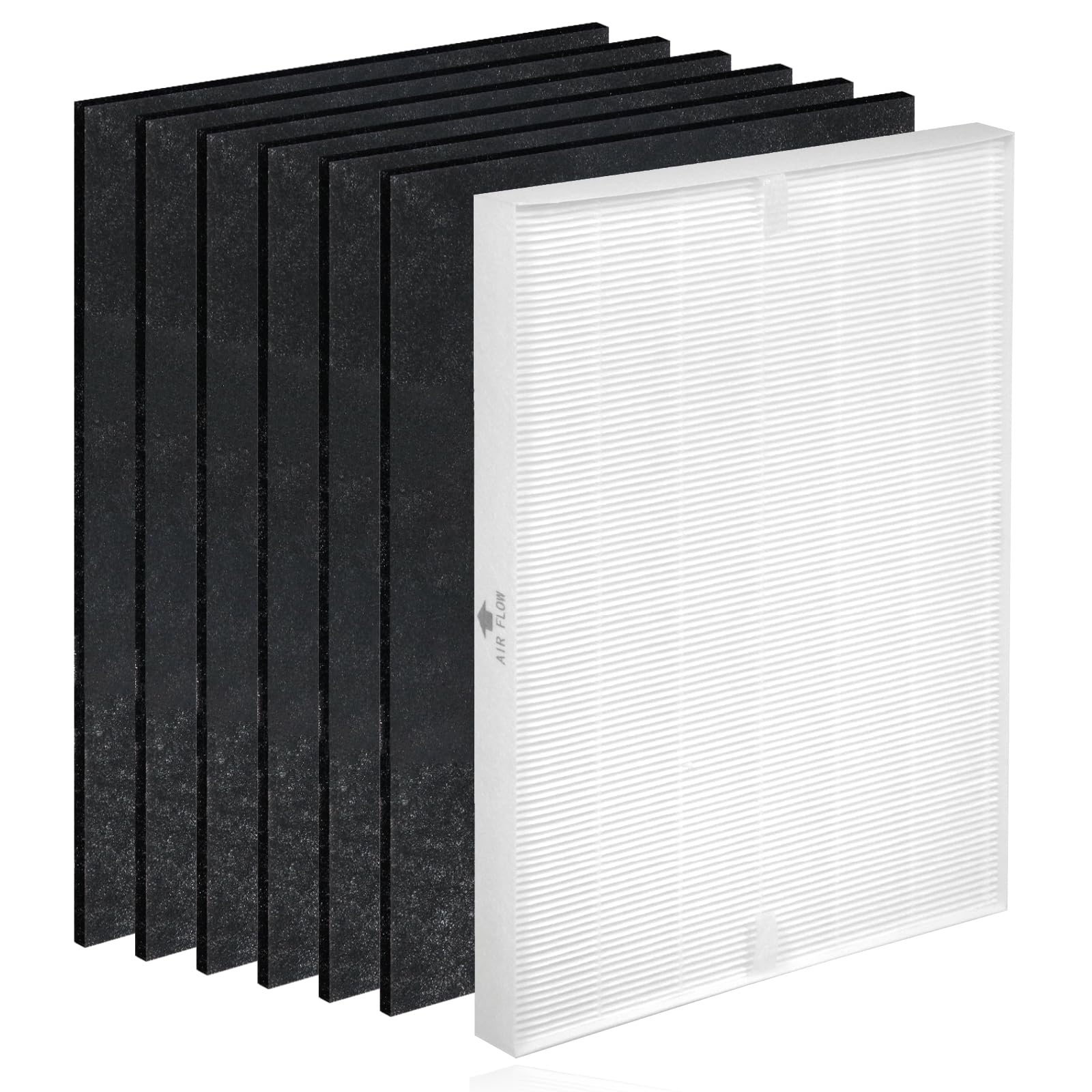 Spares2go Hepa Carbon Filter Compatible With Winix Plasmawave 5300 6300 5300-2 6300-2 P300 C535 Air Purifier Dehumidifier