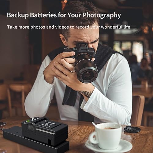 Miniatura 8 de LP Batería y cargador NB-11L, paquete de 2 baterías de 900 mAh para Canon PowerShot Elph 180360110130135150190320340350, A4000SX420SX410SX400 y más