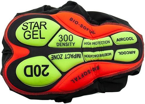 Miniatura 3 de UGLY FROG Designs - Pantalones cortos de ciclismo con pantalones cortos con peto, pantalones cortos de ciclismo ProBIP, acolchado 3D Coolmax,