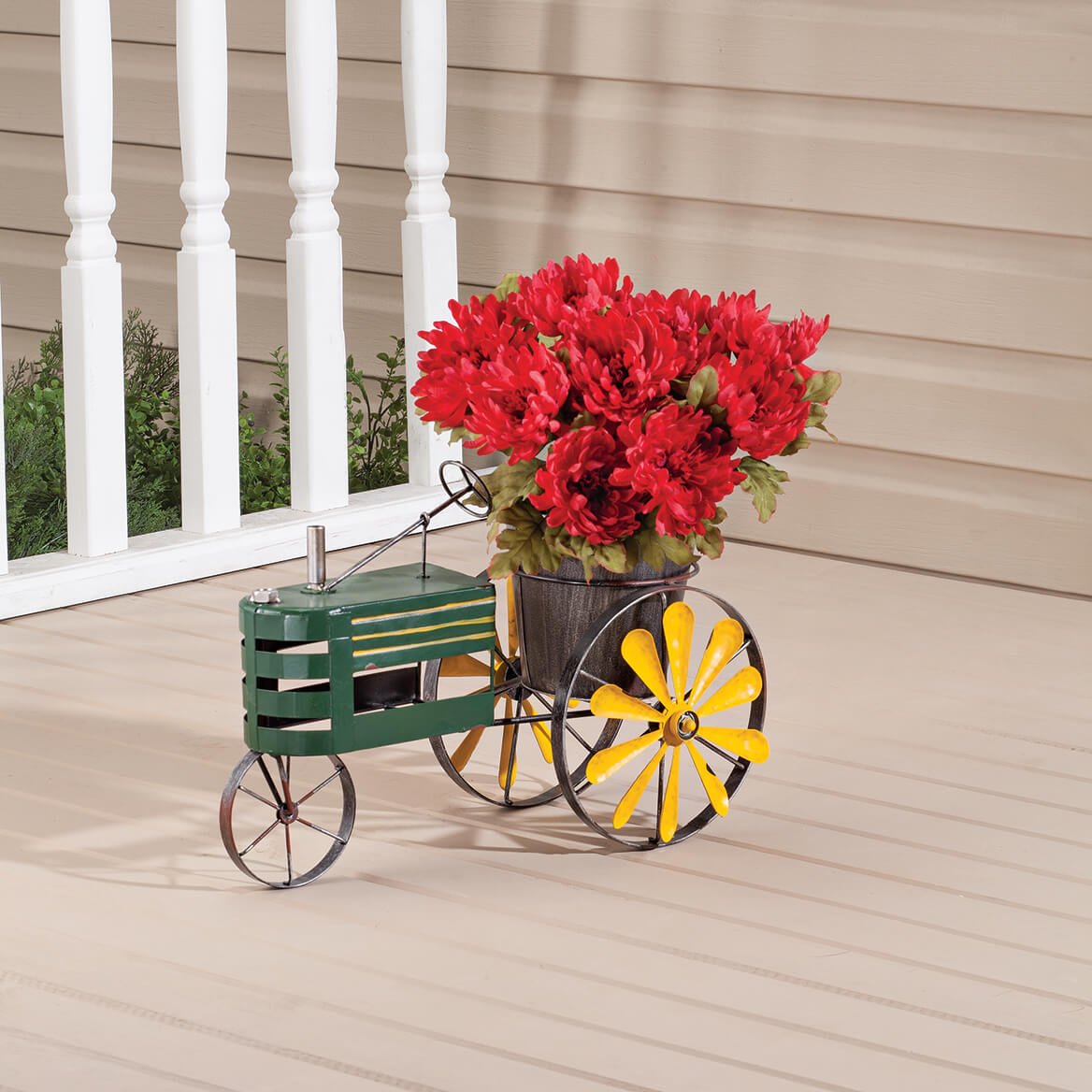 Amazon.com : Metal Tractor Windmill Planter by Fox River