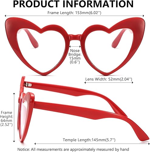 Miniatura 4 de LIKSMU Lentes de bloqueo de luz azul para mujeres y hombres, lentes de corazón, para computadora, TV, teléfono, filtro antifatiga ocular, lindos
