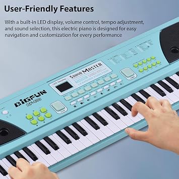 Btuty 61 Key Keyboards Piano Portable Electronic Keyboard 16 Tones
