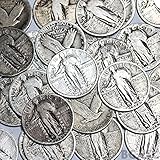 1917-1930 Standing Liberty Silver Quarter 25c Average Circulated