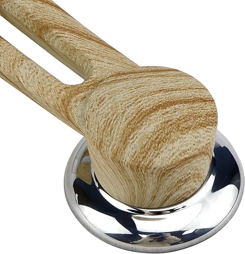 Miniatura 6 de Manijas de madera para tapa de olla, paquete de 2, pomos de repuesto para utensilios de cocina, fácil agarre, compatible con cocina