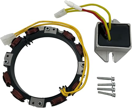 592830 10-16 Amp Alternator Compatible for Briggs Stratton 96458 691064 393295 845907 394890 797375 393374 691185 S2546 S1742 SST18 X330 Z225 Z425 Z445 GT235 LT166 with 845907 Voltage Regulator