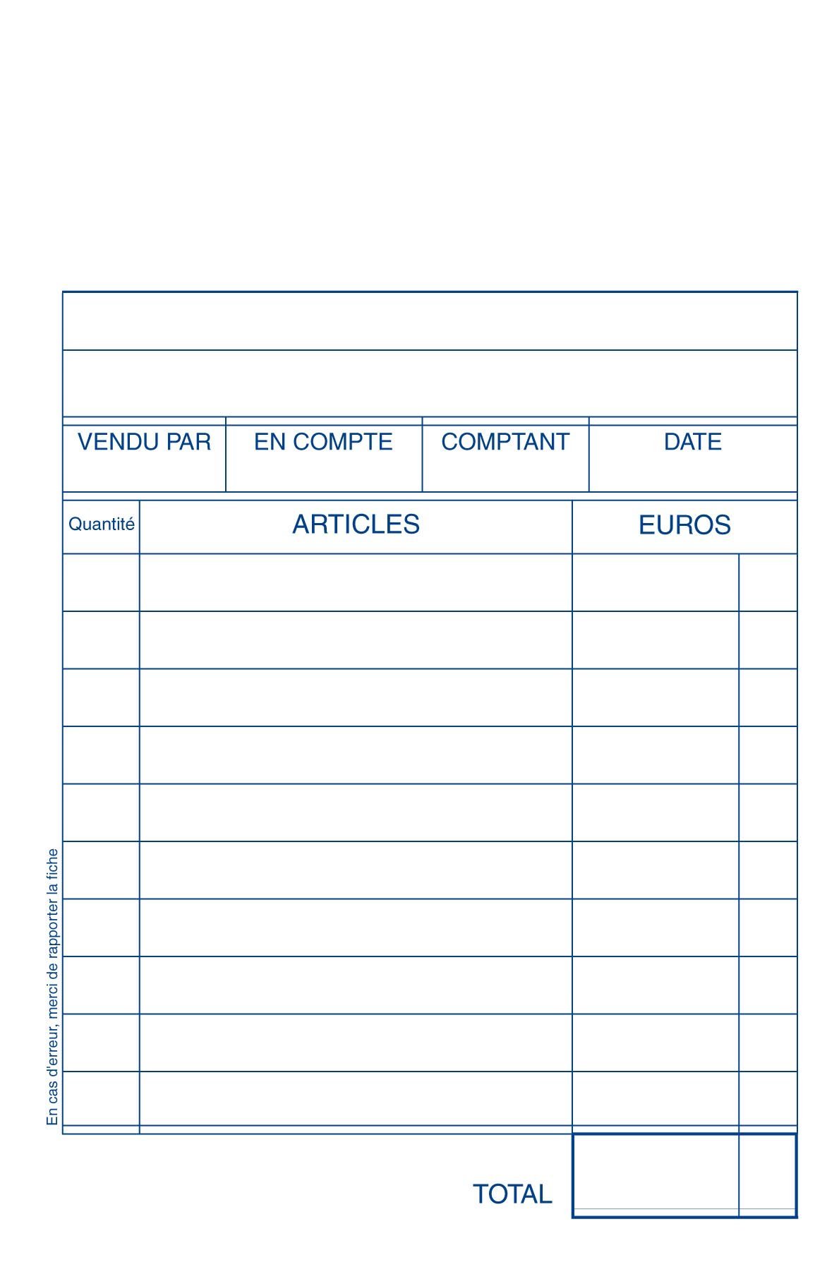 BLOCS FACTURE 100X155 50/2+0 (par 10)