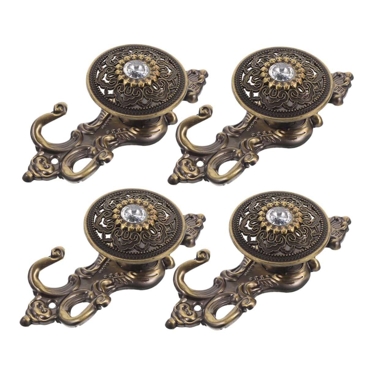 STOBAZA 16pièces Muraux pour Rideaux Décoratifs pour Chapeaux Et Manteaux Hangers Pratiques Et Élégants pour Salon Et Cuisine