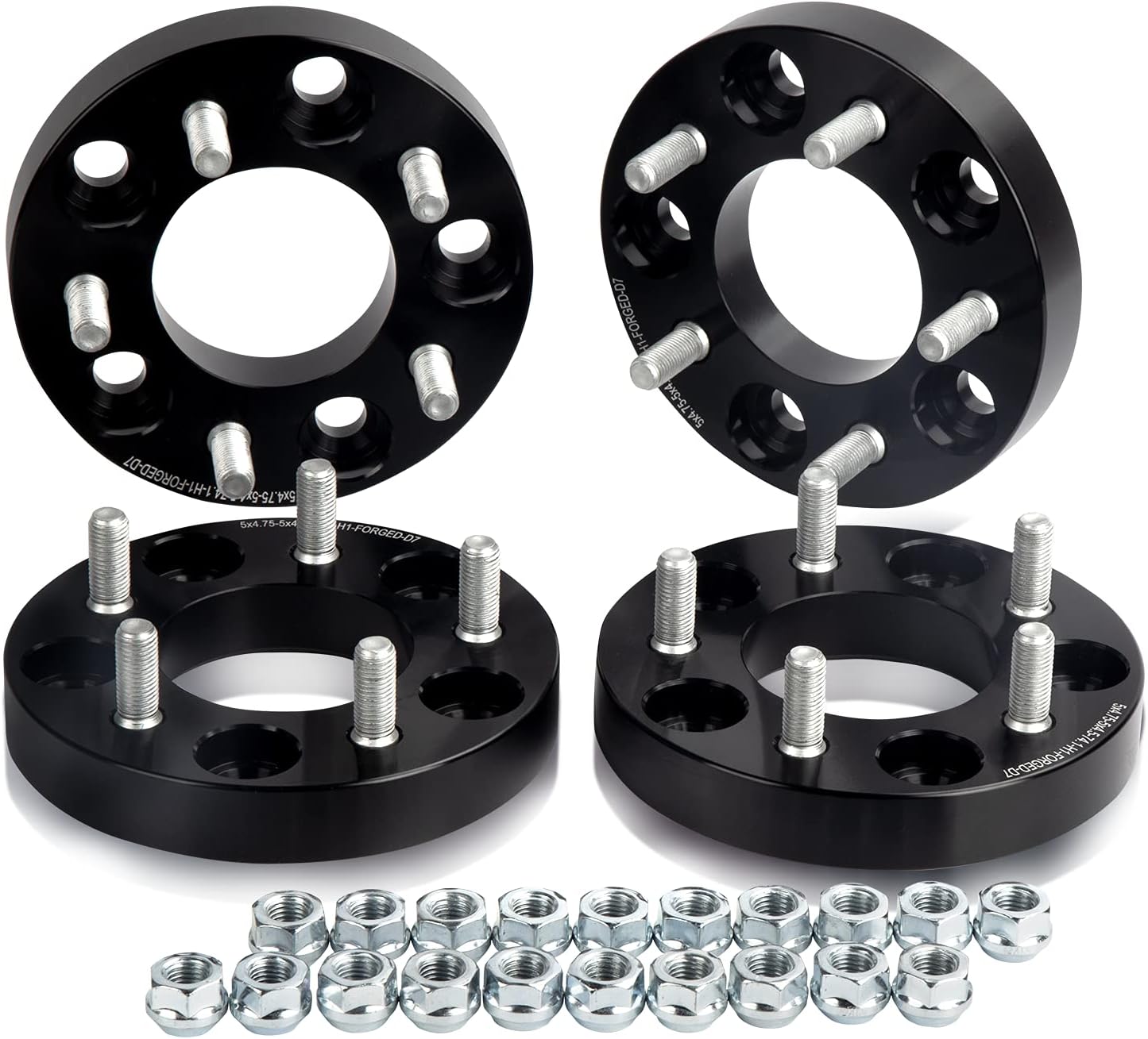 dynofit5x4.5 Hubcentric Wheel Adapters for Honda Accord Civic Acura CR-V HR-V Element Crosstour, 4pcs 1"(25mm)