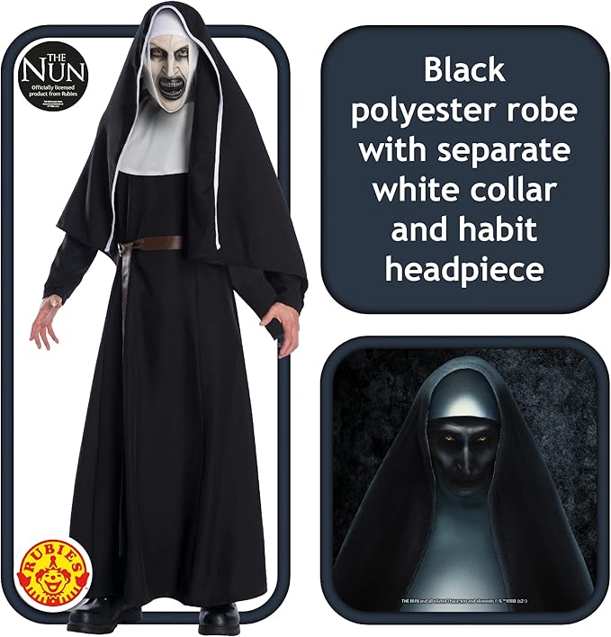 Scary The Nun Movie Deluxe Costume for Adults