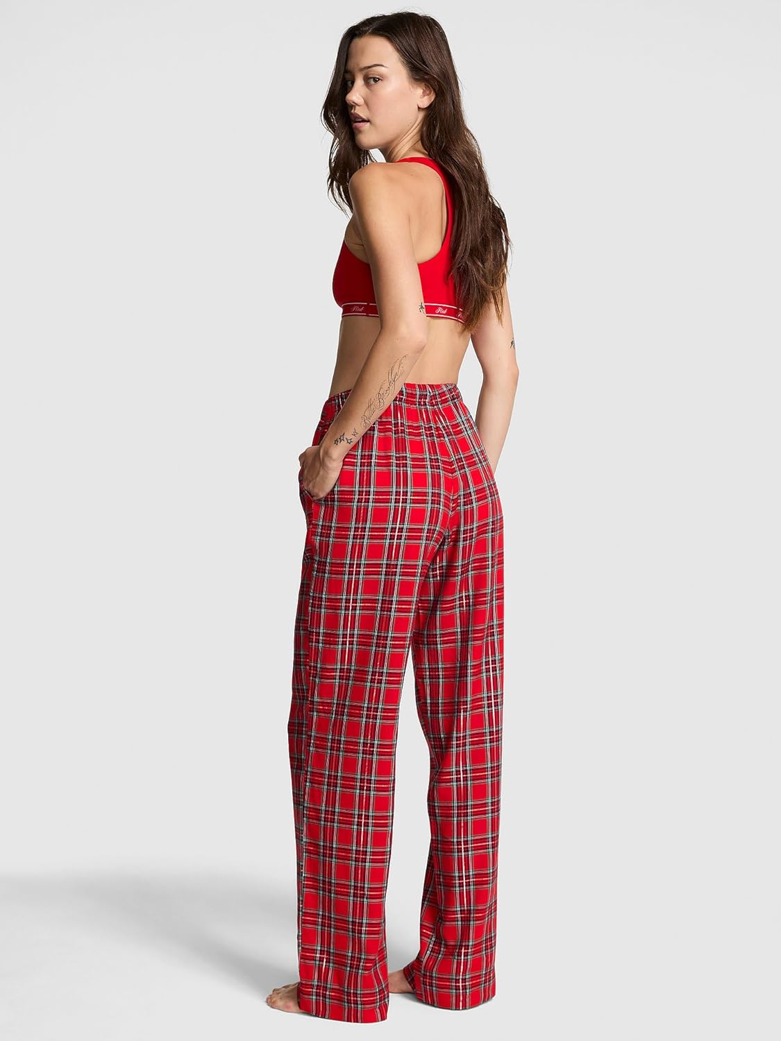 Victoria's Secret PINK Flannel Pajama Pants, Sleepwear for Women - Image 3