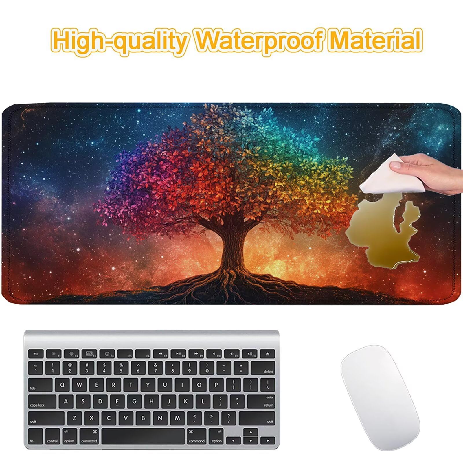Tappetino Mouse 900x450mm | Superficie Ultra-Liscia, Albero 0-z630