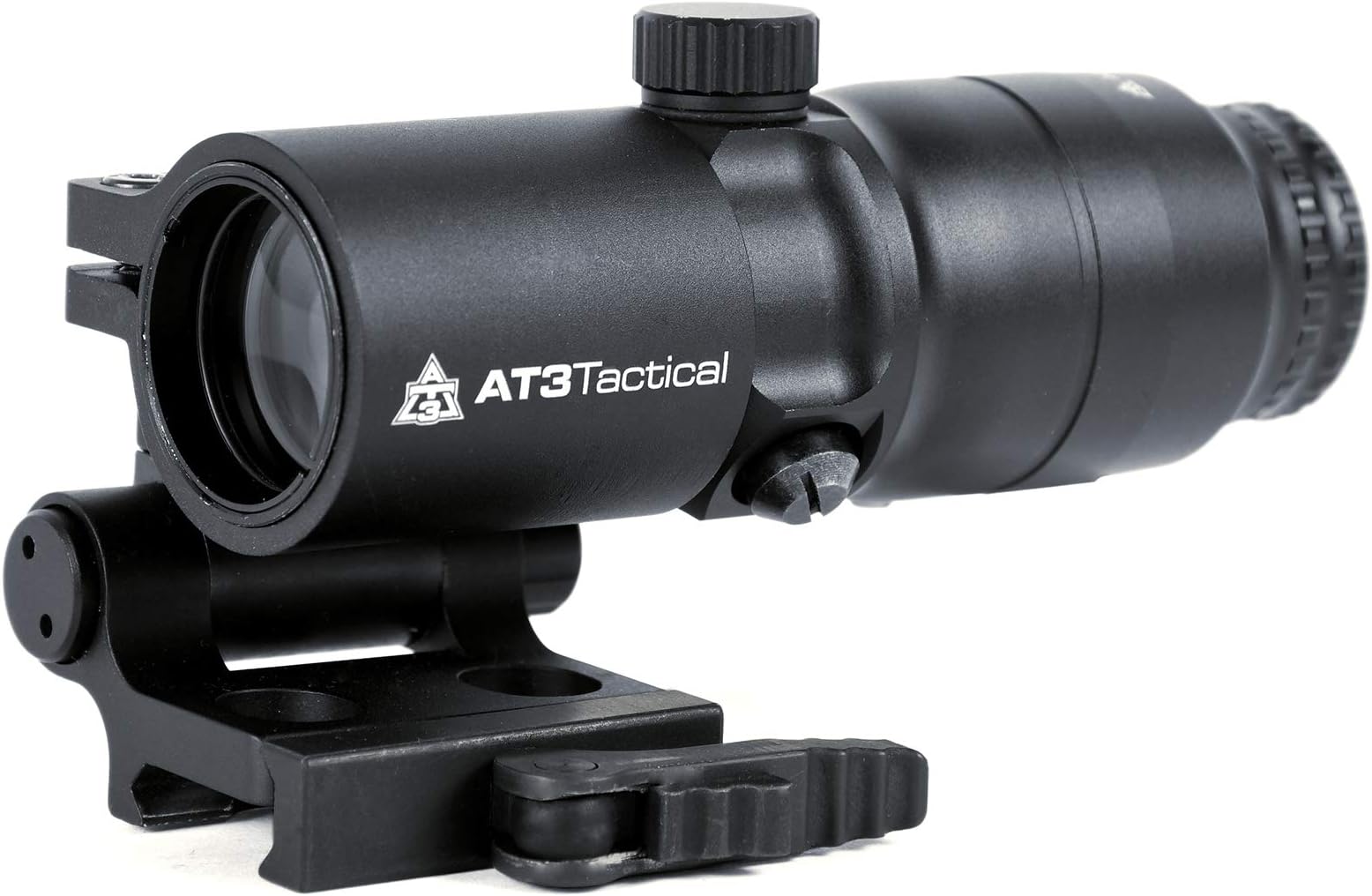 AT3 Tactical 4xRDM 4X Red Dot Sight Magnifier with QD Flip-to-Side Mount