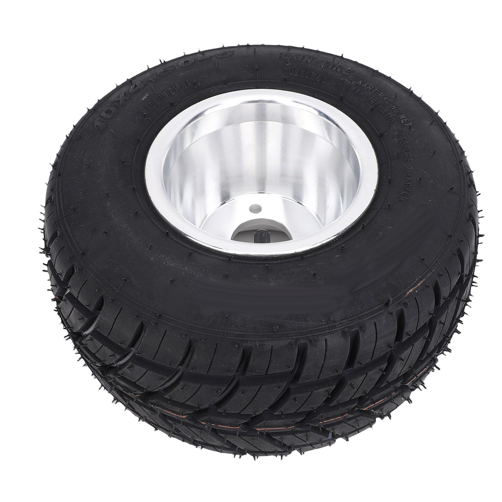 Keenso 10 x 4,50 5 opony przednie, 4PR bezdętkowe zabezpieczenie przed przebiciem, wzmocniona struktura, z felgą ze stopu aluminium, do ATV, UTV, SxS, Cart Go Kart