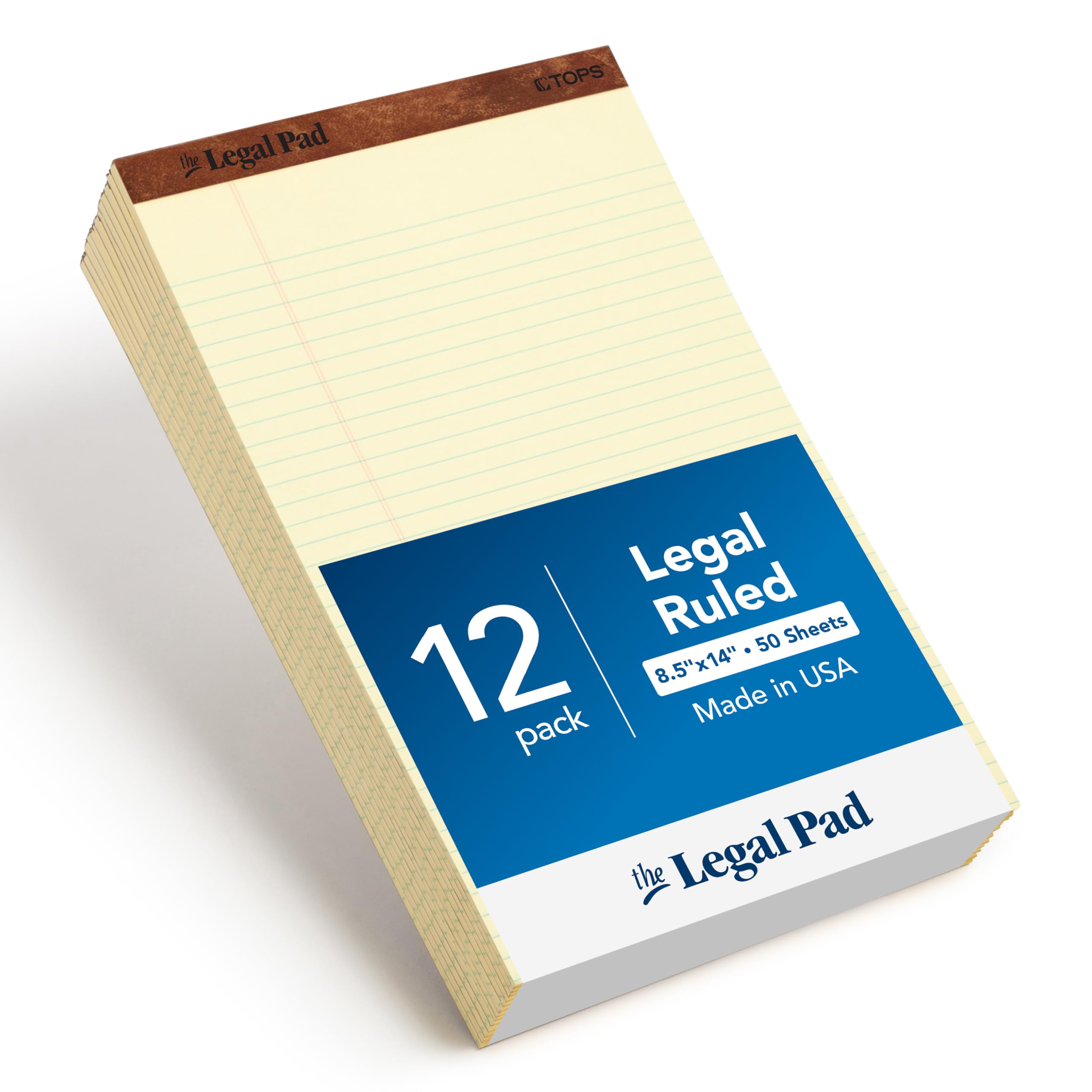 Amazon.co.jp: TOPS The Legal Pad リーガルパッド 5 x 8インチ