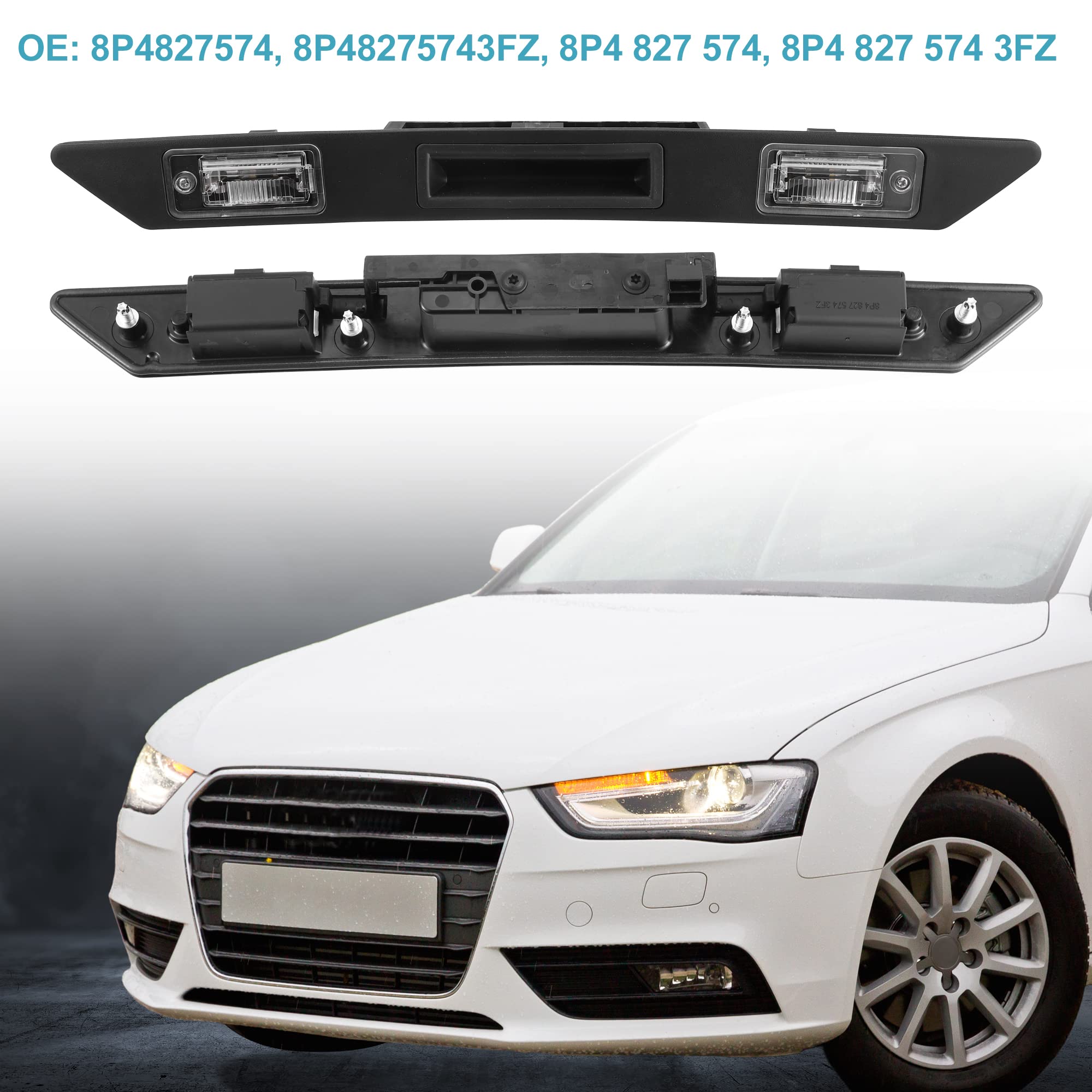 Led Audi A4 Luci Targa LED Per Audi A3/A4/S4/RS4 - Bianco Freddo 7000K Accessori Audi A4 2007 - Foto 6